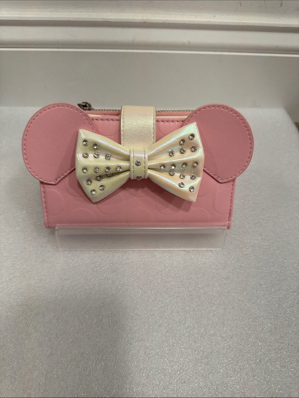 Loungefly Disney Minnie Mouse rhinestone bow wallet